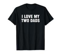 Amo a mis dos papás Camiseta
