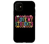 Amo a mis Estudiantes Maestro Pasión Escuela Apoyo Carcasa para iPhone 11