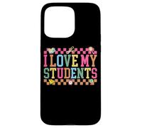 Amo a mis Estudiantes Maestro Pasión Escuela Apoyo Carcasa para iPhone 15 Pro MAX