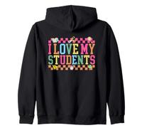 Amo a mis Estudiantes Maestro Pasión Escuela Apoyo Sudadera con Capucha