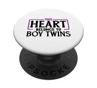 Amo a mis Hijos Gemelos PopSockets PopGrip Adhesivo