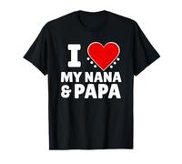 Amo a mis Nietos de papá y Abuela Camiseta