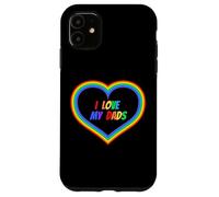Amo a mis papás abiertamente gay & Amado Orgullo Orgullo Padres Padre Carcasa para iPhone 11