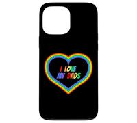 Amo a mis papás abiertamente gay & Amado Orgullo Orgullo Padres Padre Carcasa para iPhone 13 Pro Max