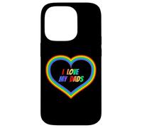 Amo a mis papás abiertamente gay & Amado Orgullo Orgullo Padres Padre Carcasa para iPhone 14 Pro