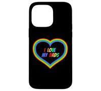 Amo a mis papás abiertamente gay & Amado Orgullo Orgullo Padres Padre Carcasa para iPhone 14 Pro Max