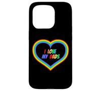 Amo a mis papás abiertamente gay & Amado Orgullo Orgullo Padres Padre Carcasa para iPhone 15 Pro