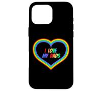 Amo a mis papás abiertamente gay & Amado Orgullo Orgullo Padres Padre Carcasa para iPhone 16 Pro Max