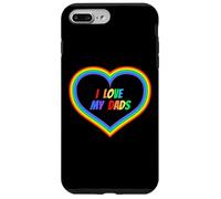 Amo a mis papás abiertamente gay & Amado Orgullo Orgullo Padres Padre Carcasa para iPhone 7 Plus/8 Plus