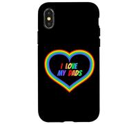 Amo a mis papás abiertamente gay & Amado Orgullo Orgullo Padres Padre Carcasa para iPhone X/XS