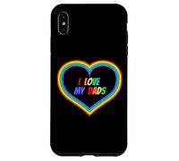 Amo a mis papás abiertamente gay & Amado Orgullo Orgullo Padres Padre Carcasa para iPhone XS Max