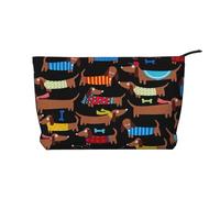 Amo a mis Perros Salchicha,Neceser de Pana, Neceser de Maquillaje portátil, Neceser de Viaje