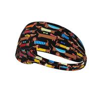 Amo a mis Perros Salchichas,Banda Deportiva para el Sudor Unisex, Multiusos, elástica para el Pelo