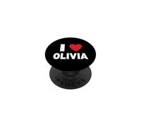 Amo a Olivia PopSockets PopGrip Adhesivo