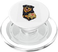 Amo a papá Rottweiler, Rottweiler Love Humor Dog Dads PopSockets PopGrip para MagSafe