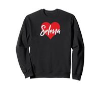 Amo a Selena Primer Nombre Yo Corazón Sudadera