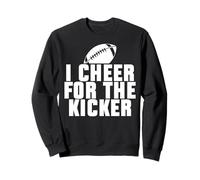 Amo a The Kicker Funny Football Team Fan Sudadera