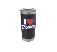 Amo a Thomas Vaso térmico de acero inoxidable de doble pared