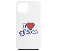 Amo a Warren Michigan Carcasa para iPhone 13