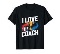Amo al Entusiasta del Trofeo de Entrenador Camiseta gráfica económica