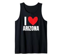 Amo Arizona State Grand Canyon Tucson Pheonix Flagstaff Camiseta sin Mangas