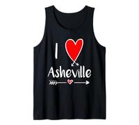 Amo Asheville, Carolina del Norte Blue Ridge Mountains Camiseta sin Mangas