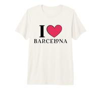 Amo Barcelona España Camiseta Premium