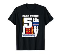 Amo Cabo Verde Cabo Verde Con Cabo Verde Bandera Mapa Independencia Camiseta