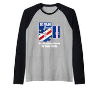 Amo Cabo Verde Cabo Verde Con Cabo Verde Bandera Mapa Independencia Camiseta Manga Raglan