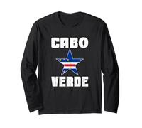 Amo Cabo Verde con Cabo Verde Bandera de Cabo Verde Día de la Independencia Manga Larga