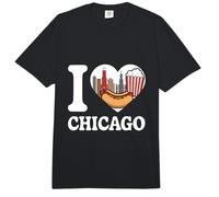 Amo Chicago | Funny Illinois Skyline Windy City Memes Comfort Colors Adult Heavyweight T-Shirt