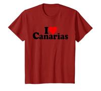 AMO CORAZÓN CANARIAS LAS ISLAS CANARIAS Camiseta
