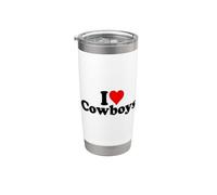 AMO CORAZÓN COWBOYS Vaso térmico de acero inoxidable de doble pared