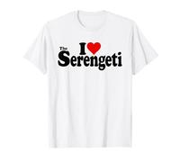 Amo CORAZÓN EL Serengeti Tanzania Camiseta
