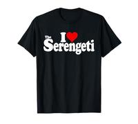 Amo CORAZÓN EL Serengeti Tanzania Camiseta