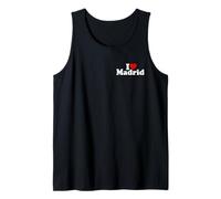 AMO CORAZÓN MADRID ESPAÑA Camiseta sin Mangas