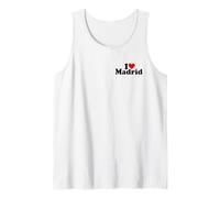 AMO CORAZÓN MADRID ESPAÑA Camiseta sin Mangas