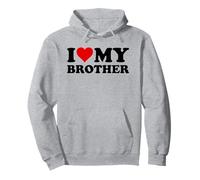 Amo CORAZÓN MI Hermano Sudadera con Capucha
