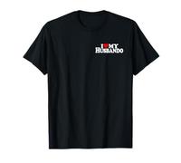 Amo CORAZÓN MI Marido Esposo Esposo JAPONÉS Camiseta