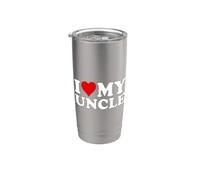 AMO CORAZÓN MI TÍO Vaso térmico de acero inoxidable de doble pared
