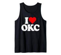 Amo CORAZÓN OKC Oklahoma City Camiseta sin Mangas