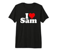 Amo CORAZÓN Sam Samuel Samson Samantha Camiseta Premium