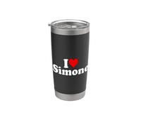 AMO CORAZÓN SIMONE Vaso térmico de acero inoxidable de doble pared