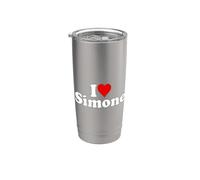 AMO CORAZÓN SIMONE Vaso térmico de acero inoxidable de doble pared