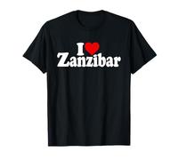 Amo CORAZÓN Zanzibar ÁFRICA Camiseta