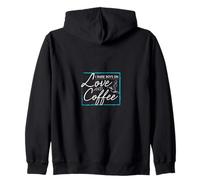 Amo Criar Niños Amor Café Vida Mamá Sudadera con Capucha