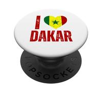 Amo Dakar, adoptar la actitud Love Dakar PopSockets PopGrip Adhesivo