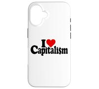 Amo EL CAPITALISMO del CORAZÓN CAPITALISTAS MERCADOS Libres Carcasa para iPhone 16