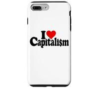 Amo EL CAPITALISMO del CORAZÓN CAPITALISTAS MERCADOS Libres Carcasa para iPhone 7 Plus/8 Plus
