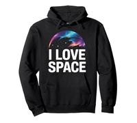 Amo el Espacio Sueños celestiales Aventura Cósmica Sudadera con Capucha